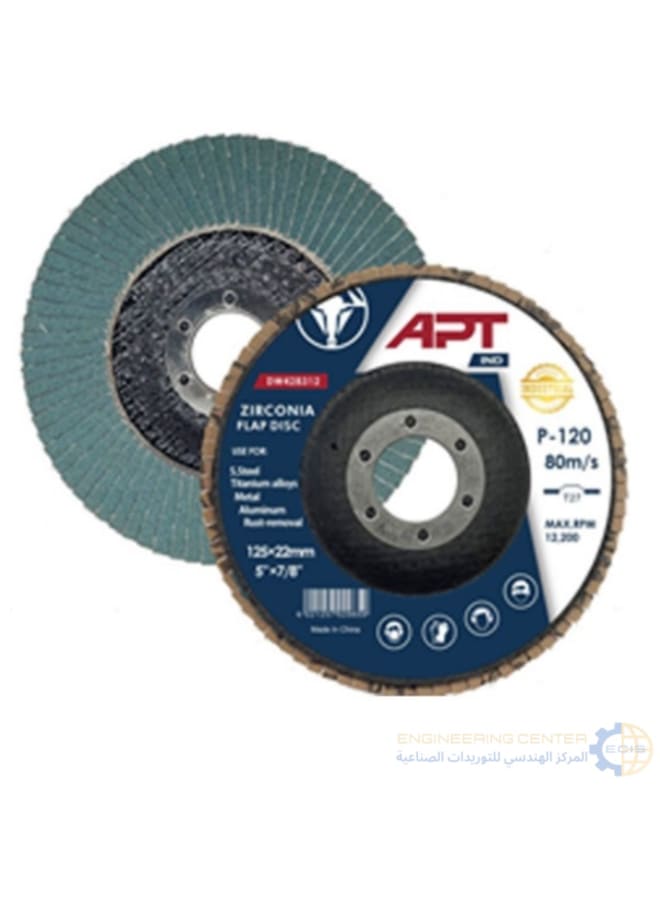 Apt 4.5" Stainless Steel Fan Sander 60 Grit APT
