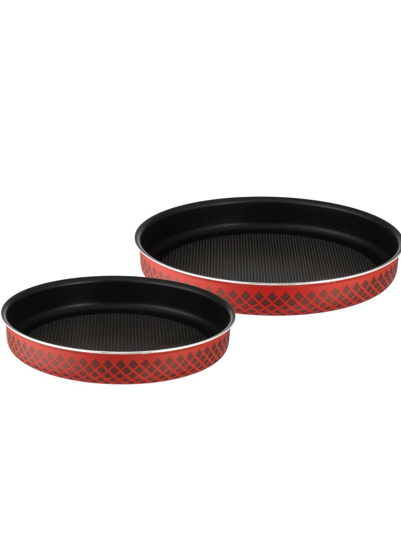 FAST 2-piece oven tray set, coated with non-stick Teflon, large 30 cm and small 26 cm  - Image 3