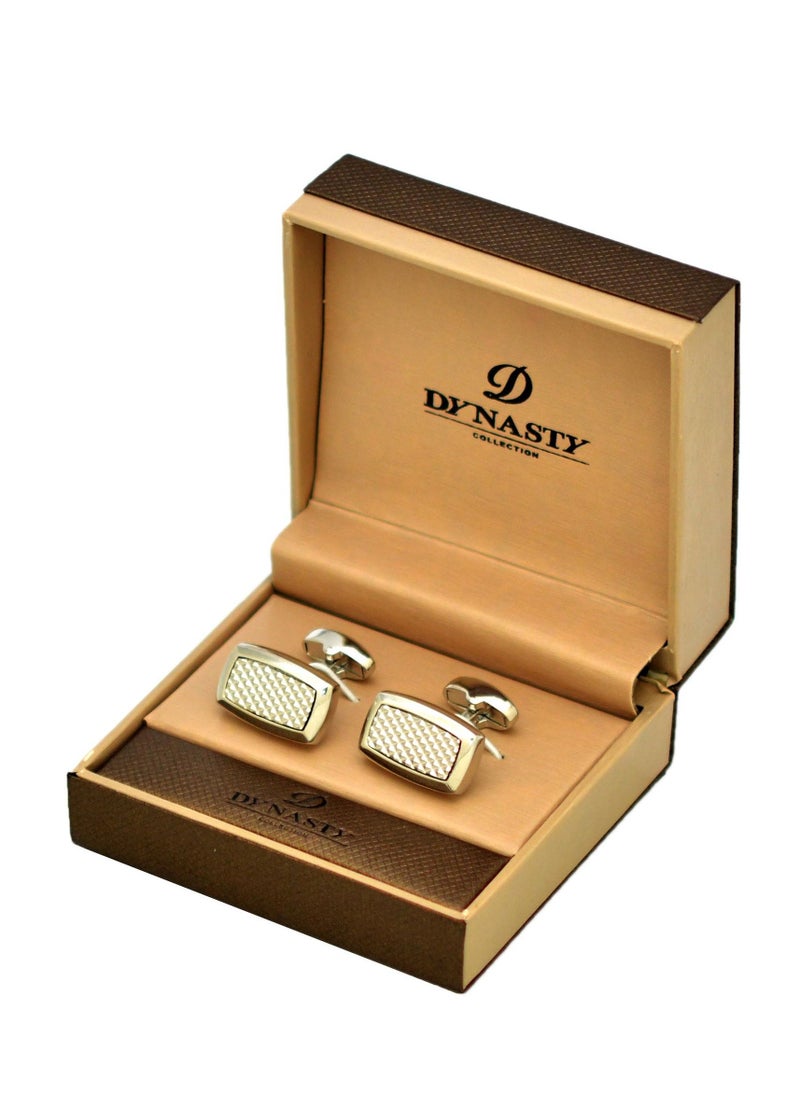 Dynasty' - Pair Of Metal Cufflinks - Image 1