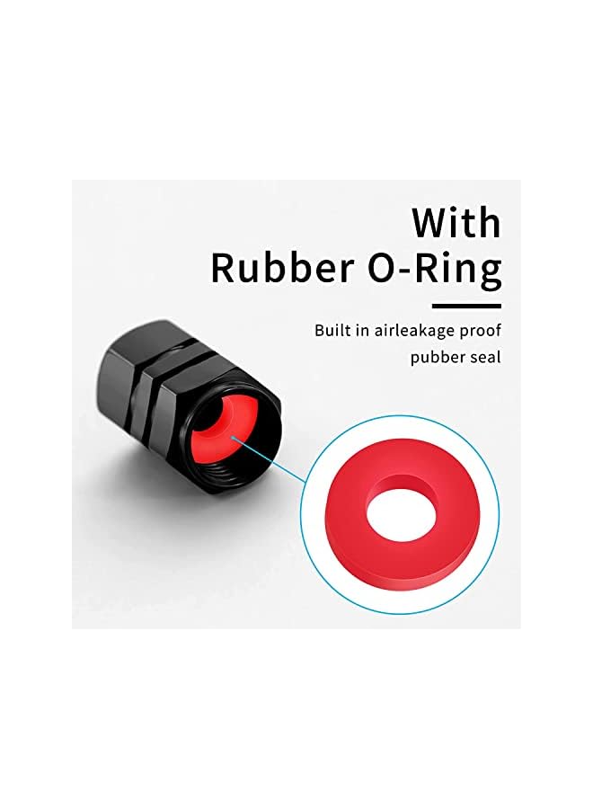 Metal Auto Car Tire Valve Stem Caps Compatible with Maserati Quattroporte, Ghibli, Levante All Models Wheel Cap, Air Valve Caps Styling Decoration Accessories 4pcs