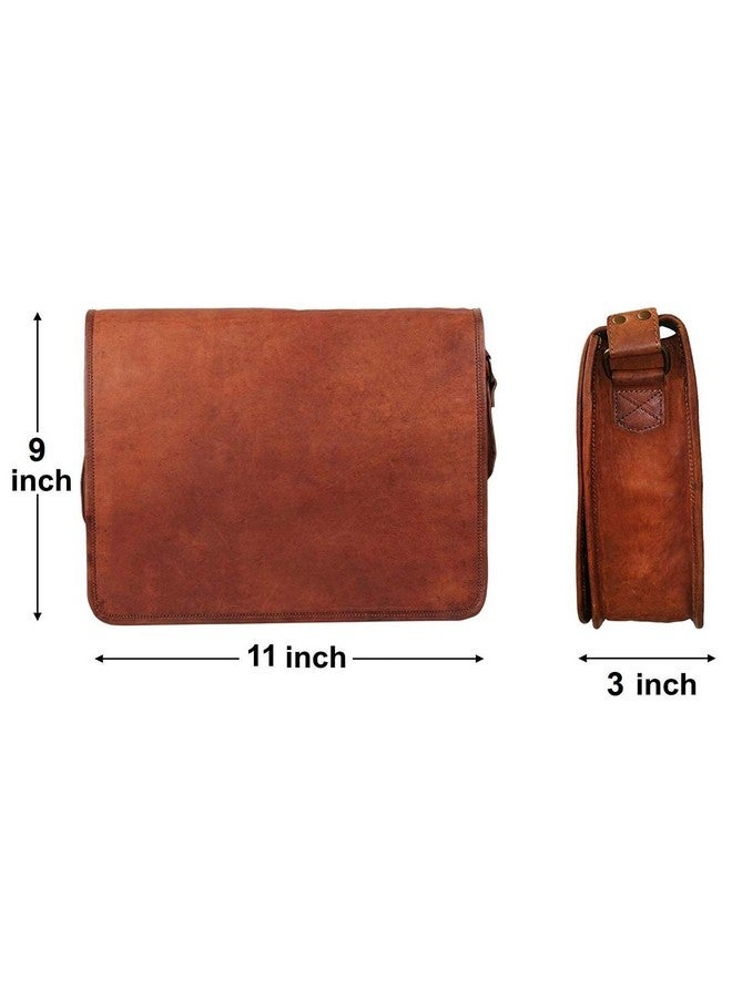Rustic Town RUSTIC TOWN 11-inch Small Vintage Leather Crossbody iPad Pro Tablet Messenger Bag for Men Women, Carryon Book Everyday Office Work College School Business  - Image 3