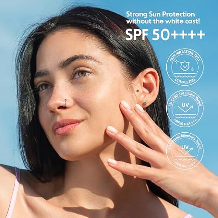 FRUDIA Blueberry Hydrating Air Fit Sunscreen SPF 50 PA++++ Korean Skincare Moisturizing Face Sunscreen with Blueberry Extract, Panthenol & Triple Hyaluronic Acid, Ultra-Light, No White Cast, 1.76 oz - Image 4