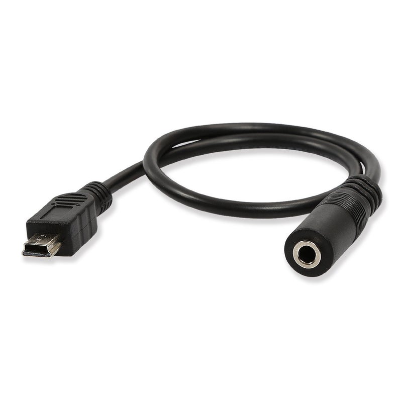 Wpeng كابل صوتي صغير USB ذكر إلى 3.5 مم أنثى (عبوة 2) لمحول ميكروفون كليب نشط - 1 قدم - Image 5