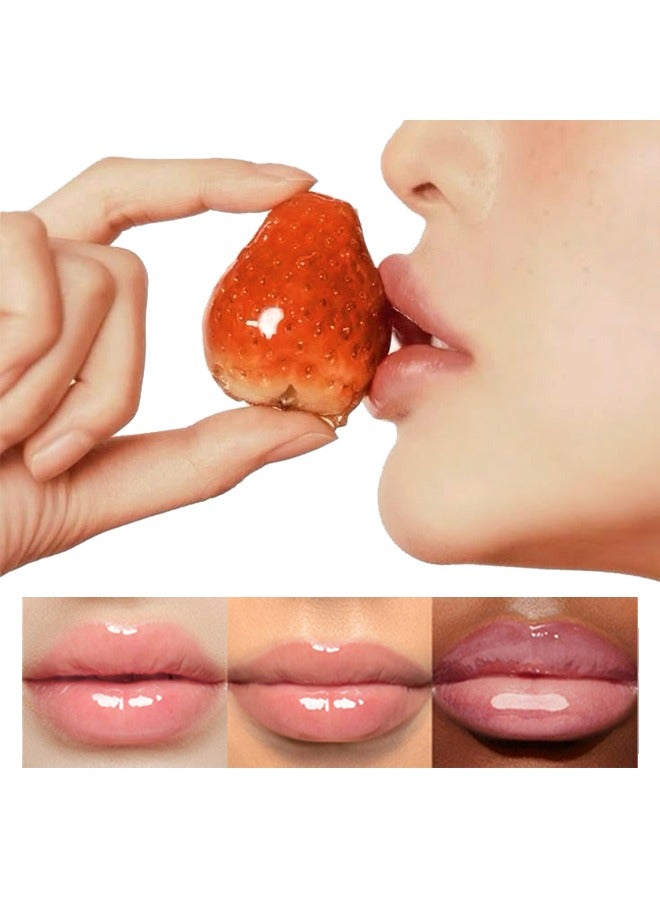 يابوليان كريم الشفاه بالفراولة ، ترطيب طويل الأمد ، يمنع التشقق ، خالي من الصبغة ، علاج الشفاه الطبيعي ، الفراولة - Image 5