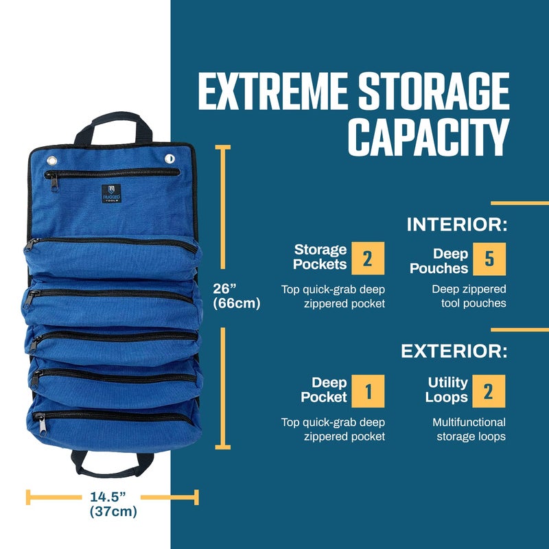 Rugged Tools Titan Deluxe Tool Roll - Image 4