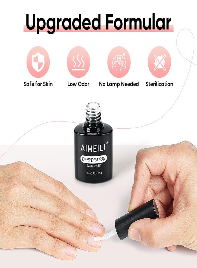 AIMEILI Nail Dehydrator, Nail Prep Dehydrate for Acrylic Nails and Gel Nail Polish, Vegan, Cruelty-free, Fast Dry Nail Primer Base Bonder - Image 3