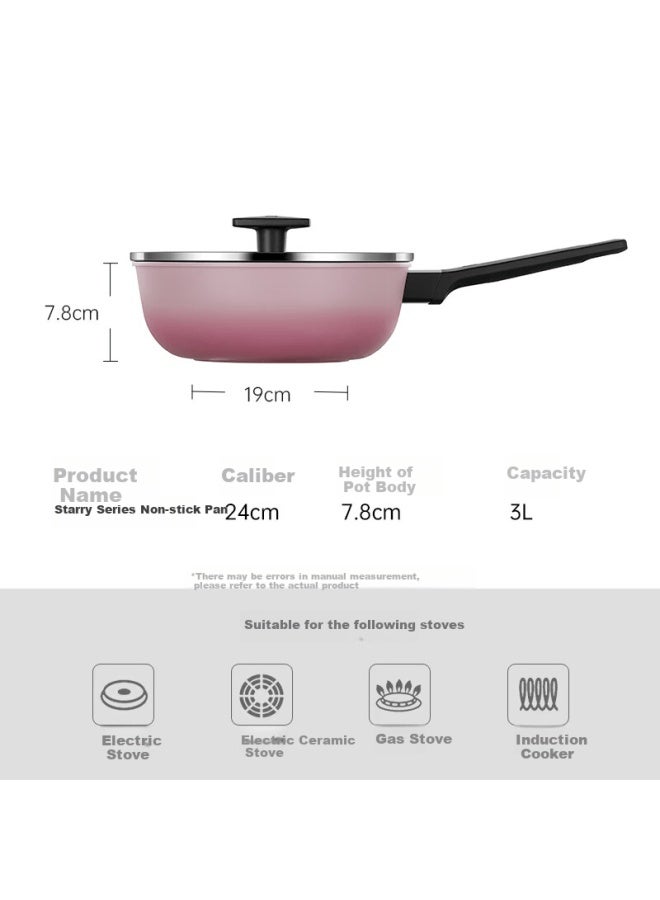 Wmf German Futenbao Gas Induction Cooker Compatible Non-stick Wok Starry Frying Pan 24cm - Kitchen Essential - Image 1