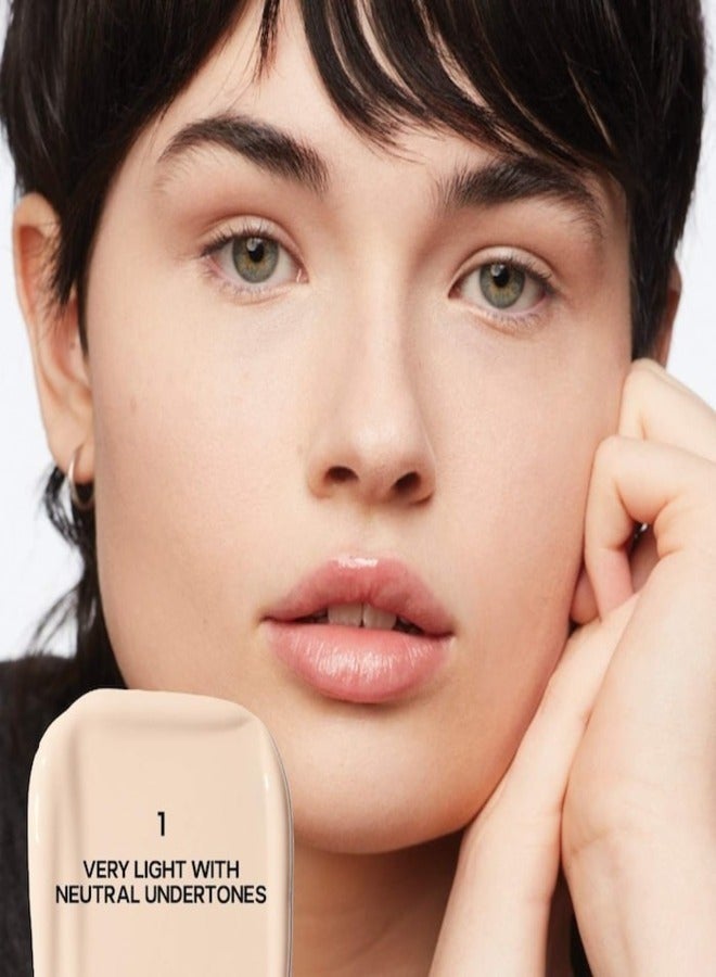 Saie Slip Tint Total Radiant Concealer with Niacinamide ,1 - very light with neutral undertones 5ml - Brightening & Hydrating Finish - Image 2