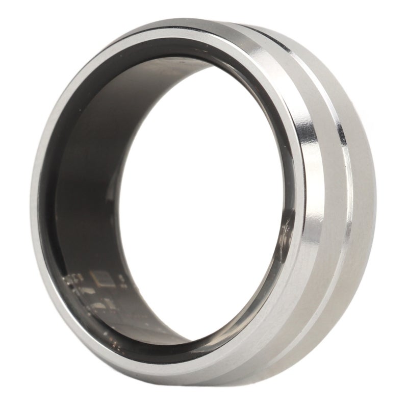 Smart Health Ring: Size 10, IP68 Waterproof, 7-Day Battery Life - Fashionable Ceramic & 316 Stainless Steel, Fitness Tracker for Sleep Monitoring, Step Counting, Android IOS Users, Fitness Enthusiasts - Image 4