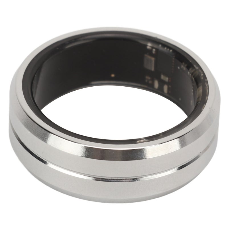 Smart Health Ring: Size 10, IP68 Waterproof, 7-Day Battery Life - Fashionable Ceramic & 316 Stainless Steel, Fitness Tracker for Sleep Monitoring, Step Counting, Android IOS Users, Fitness Enthusiasts - Image 3