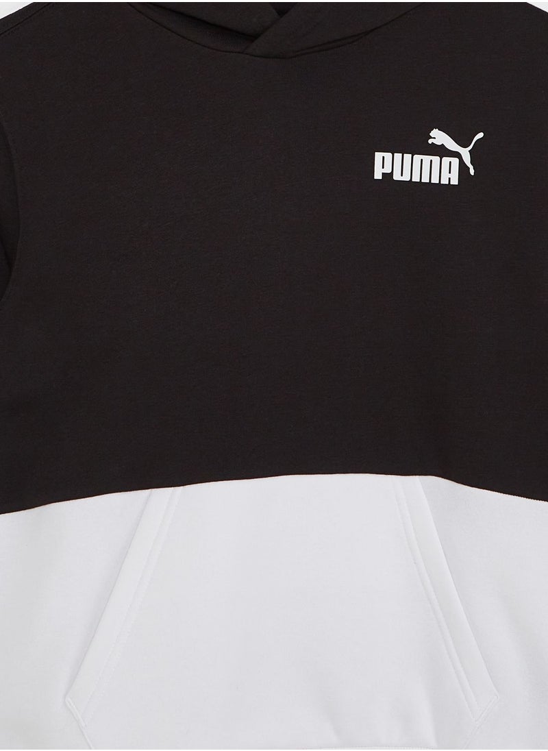 PUMA - Kids Power Colorblock Hoodie Fl - Image 1