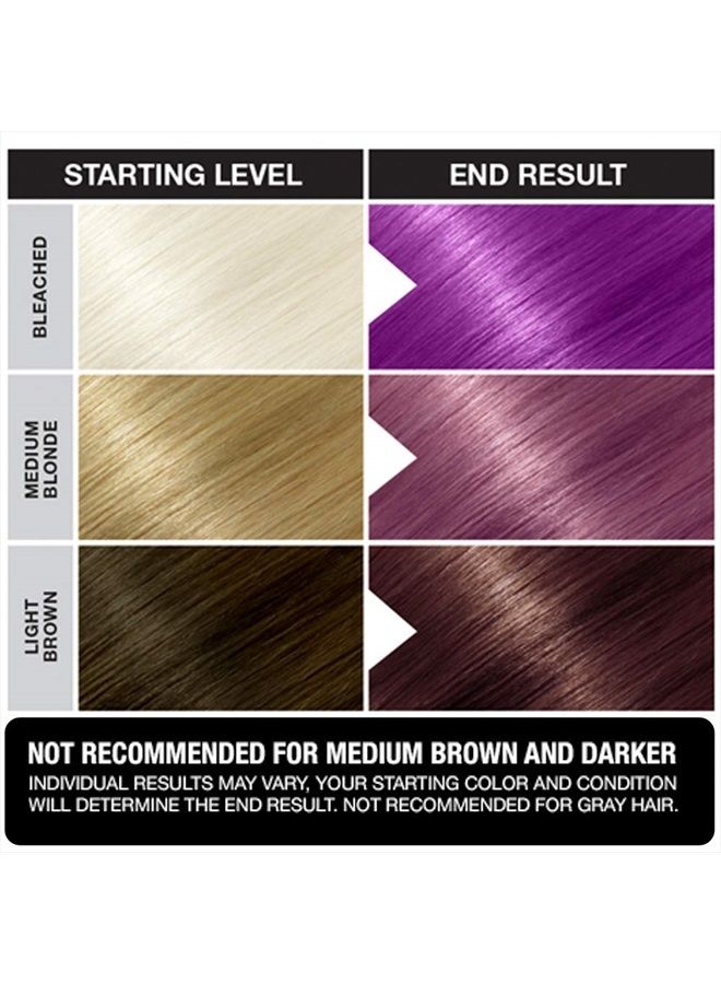 Punky Purple Semi Permanent Conditioning Hair Color, Non-Damaging Hair Dye, Vegan, PPD and Paraben Free, Transforms to Vibrant Hair Color, Easy To Use and Apply Hair Tint, lasts up to 35 washes, 3.5oz - Image 4