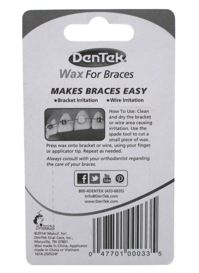 Platypus - Ortho Flosser (2 Packs Of 30) & Dentek Wax For Braces - Image 1