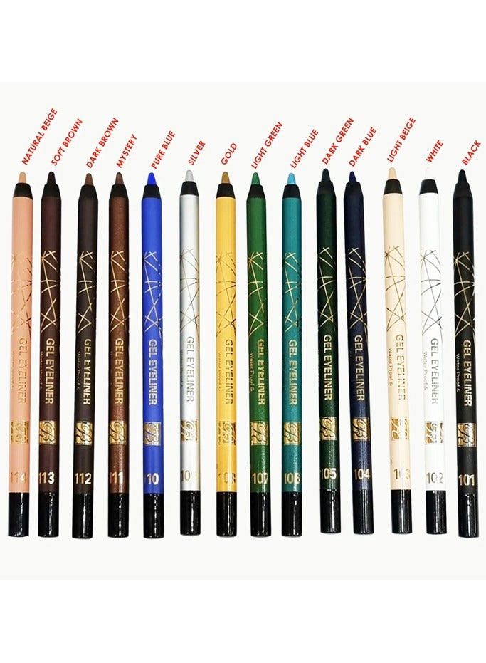 ROSE BERRY Waterproof Gel Eyeliner 114 natural Beige - Image 2