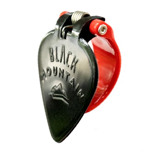 Black Mountain Heavy Gauge Thumb Picks for Acoustic Guitar, Electric Guitar, Ukulele, Banjo, and More - Spring Loaded Universal Fit for Medium to XL Thumbs - Premium Finger Picks - Image 1