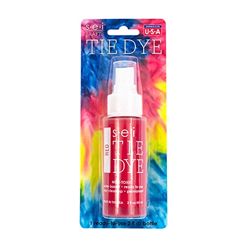 SEI S·E·I S.E.I Red Tie Dye Spray Bottle, 2- Ounces, Fabric Spray Dye - Image 3