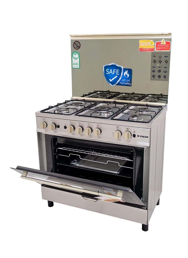 Fresh Gas oven 90-60 stainless steel  - Image 4