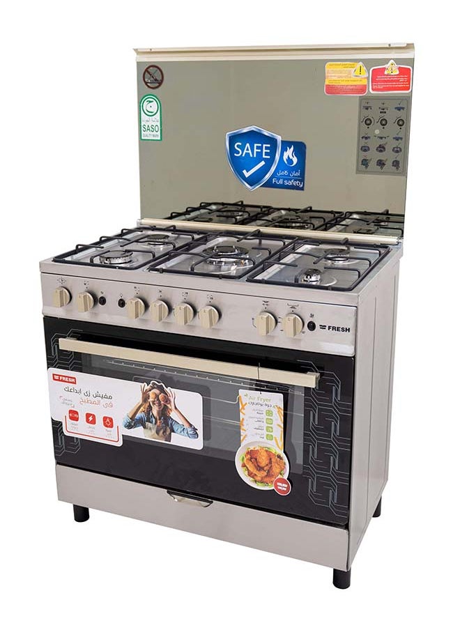 Fresh Gas oven 90-60 stainless steel  - Image 3