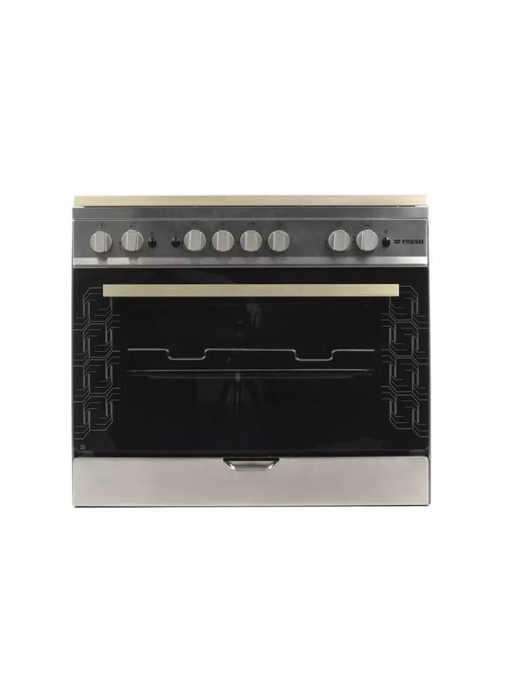 Fresh Gas oven (90*60) stainless steel - Image 1