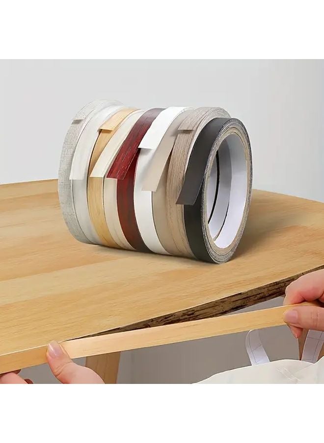 Technology Wood Grain Tape 10m Self Adhesive Peel Stick Furniture Repair Cabinet Door Wall Decorative Strips - Image 2