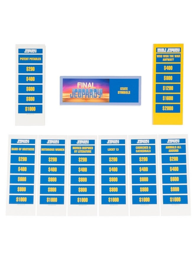 آوتسيت ميديا لعبة Jeopardy The Card Game Travel Quiz مع 108 إجابات وأسئلة للأعمار من 12+ - Image 5