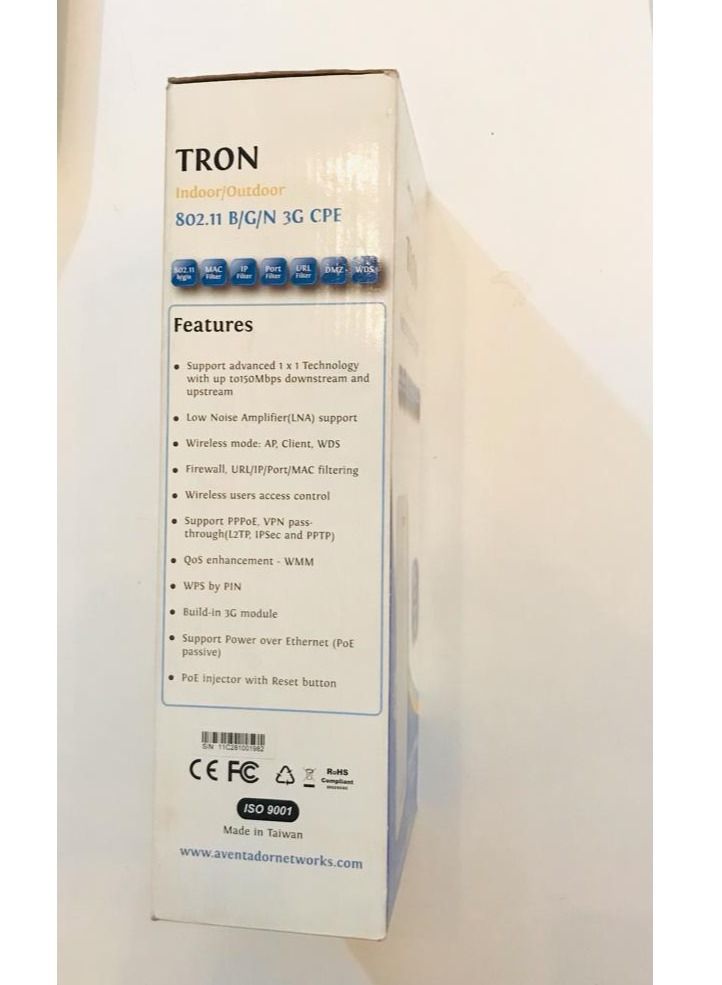 Tron وحدة 3G مدمجة داخلية/خارجية 802.11BGN CPE - Image 2