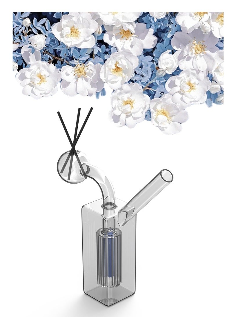 Home Decorative Luxury Design Portable Mini Filter Water Pipe Oil Lamp Burner GlassVase Glassware Herb Tube - Image 1