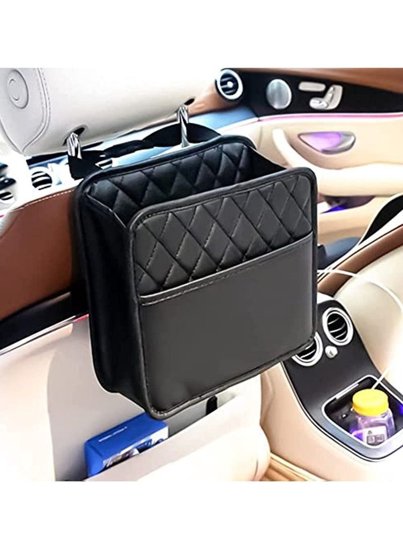 OIMG Car Seat Back Hanging Bag Car Document Holder Multi-Pocket Bottle Bag Storage Box Organizer Travel Tidy Pouch Pocket Kids - Image 4