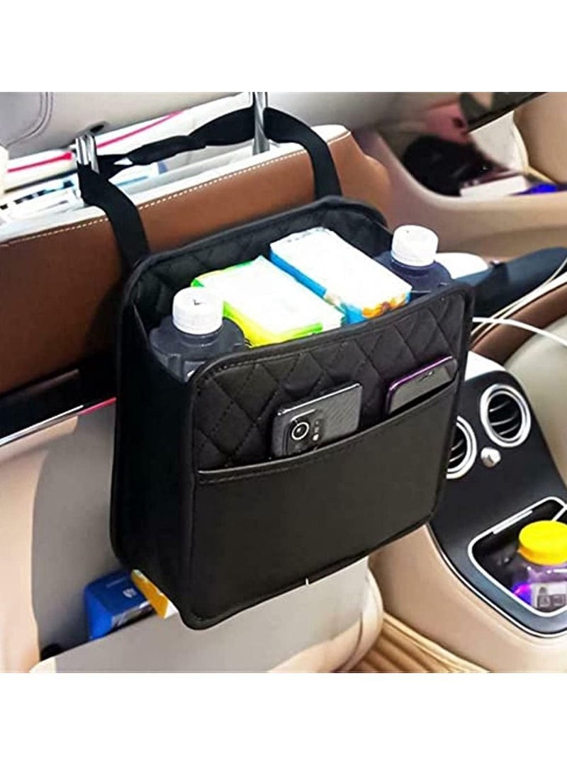 OIMG Car Seat Back Hanging Bag Car Document Holder Multi-Pocket Bottle Bag Storage Box Organizer Travel Tidy Pouch Pocket Kids - Image 1