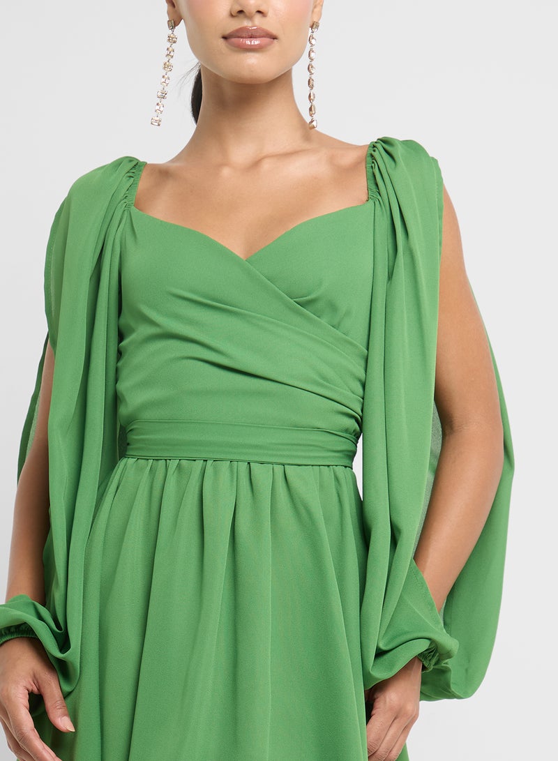 Ginger Sleeve Detail Mini Dress  - Image 3