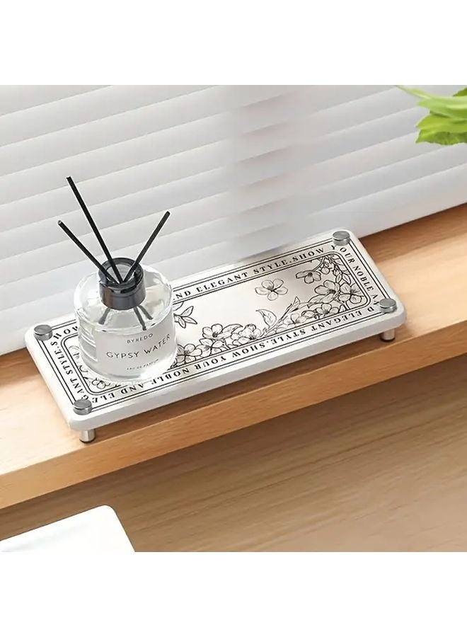 Lotus Flower Tripod Diatomite Bathroom Tray Candle Holder Storage Sink Absorbent Coaster - Image 5