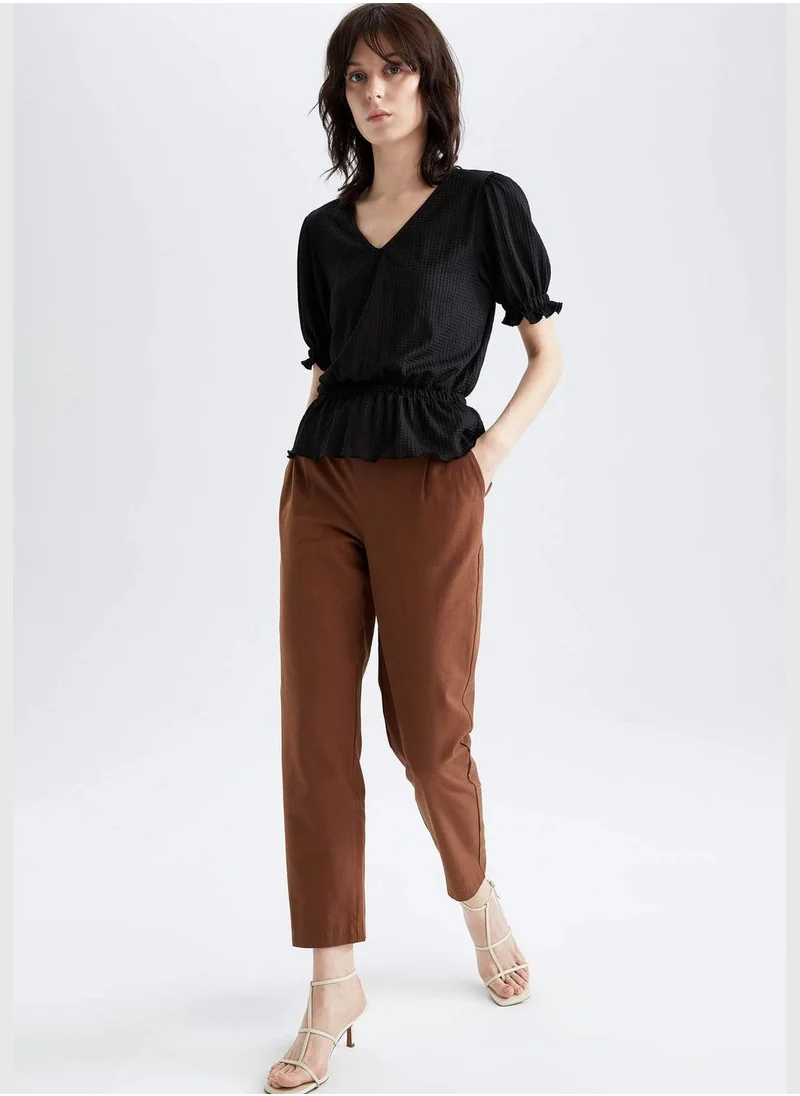 DeFacto Basic Short Sleeve Blouse