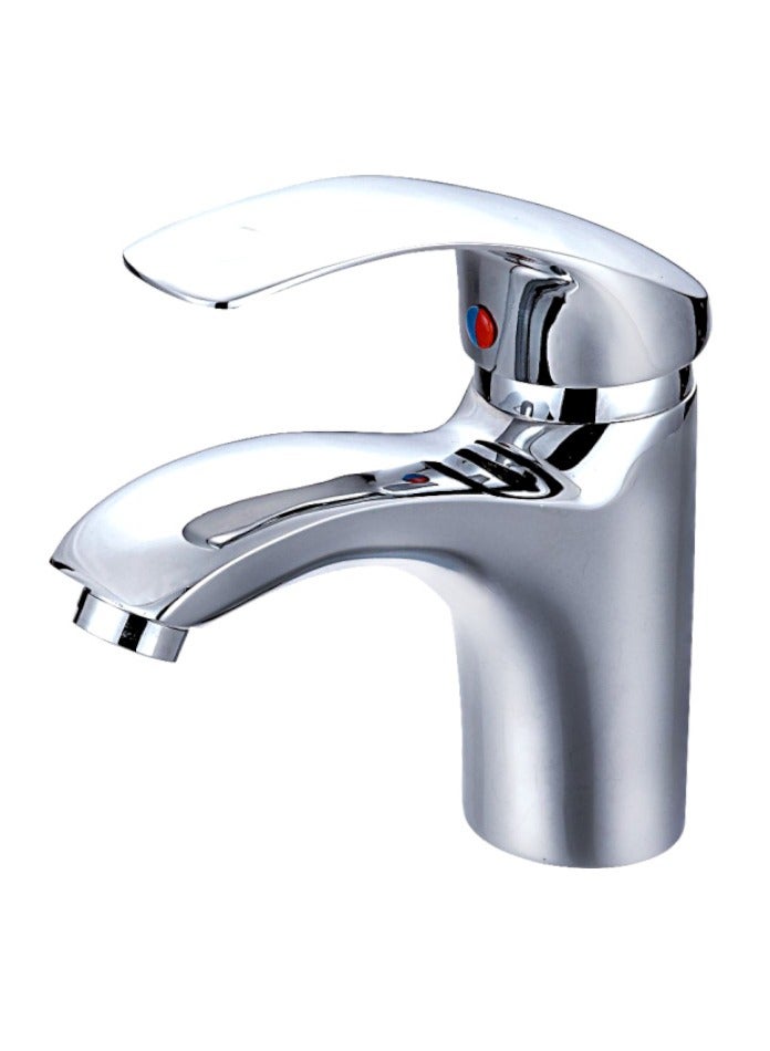 MODI Chrome Basin Mixer Tap – Zinc Alloy Body & Handle, 150x47x140mm, Copper Benz Outlet, Stainless Steel Core, Overflow Cover Included - Image 2