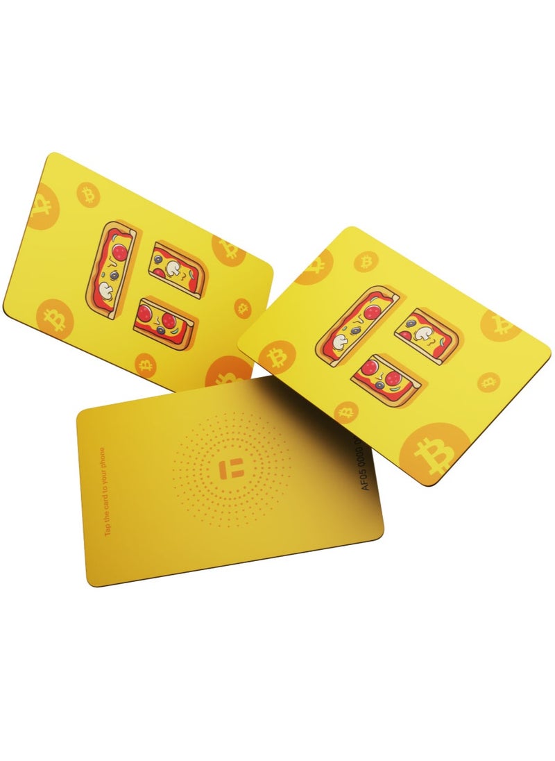 tangem Tangem Crypto Hardware Wallet 2.0 [PACK OF 3 Cards] - Pizza  - Image 1