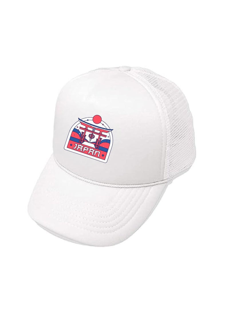 PRINTSHOP4ME Japan Mesh Cap With Plastic Closure For Men And Women–Perfect For National Day,Sports Activities And Casual Wear–Great Gift for Sports Fans And Events - Image 2
