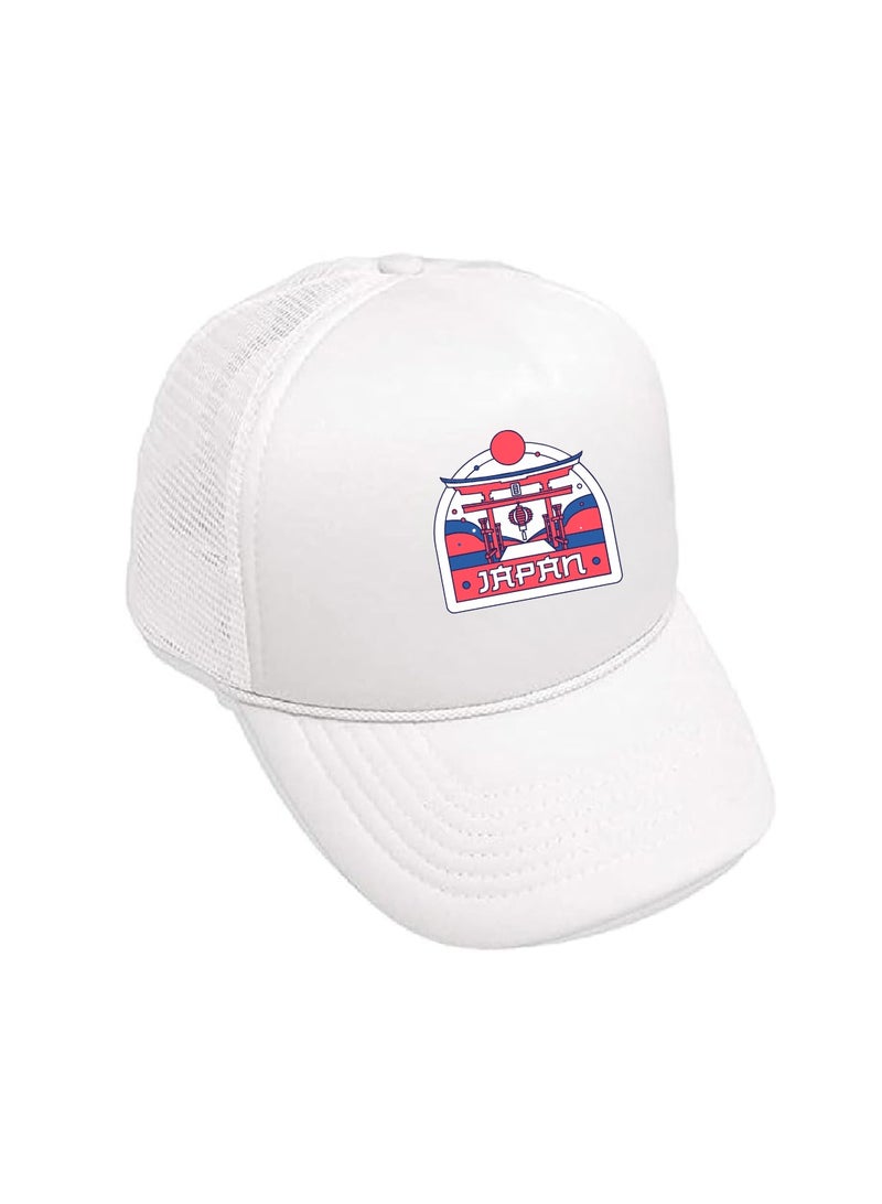 PRINTSHOP4ME Japan Mesh Cap With Plastic Closure For Men And Women–Perfect For National Day,Sports Activities And Casual Wear–Great Gift for Sports Fans And Events - Image 3