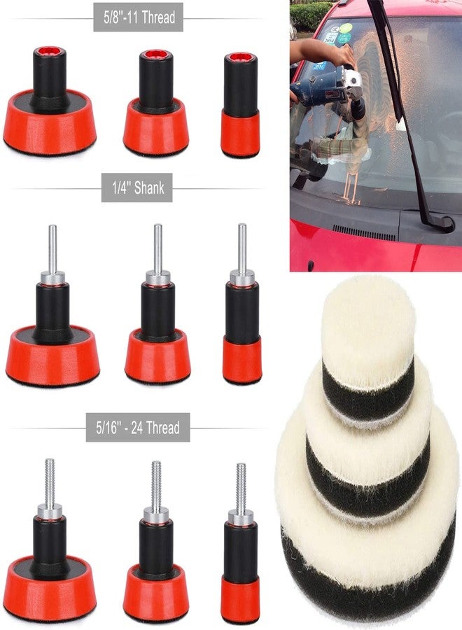 DIY Crafts 400 Grm, 2" inch Kit, 11-19x Polishes Set 1-7" Drill Buffing Buffer Pad Polishing Pad Mix Size Kit, Backing Pad Adapter Power Tools Polishing Pads Exterior Paint (400 Grm, 2" inch Kit) - Image 4