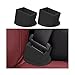 HZEL Car Seat Belt Buckle Holder 2PCS Silicone Easy Access Vehicle Seatbelt Booster Automotive Safetybelt Fixer Accessories to Make Buckling Upright Positioning Universal for Most Cars Black - Image 2