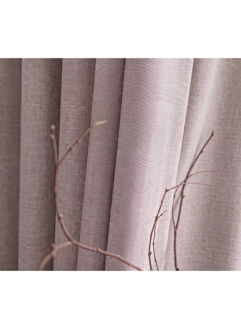 Amali Blackout Plain Curtains 274 cm x 127 cm - 2 Panels, 100% Polyester, Grommet Top, Thermal Insulated, Noise Reducing, Light Blocking - Image 3