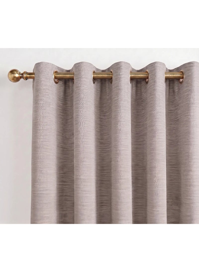 Amali Blackout Plain Curtains 274 cm x 127 cm - 2 Panels, 100% Polyester, Grommet Top, Thermal Insulated, Noise Reducing, Light Blocking - Image 4