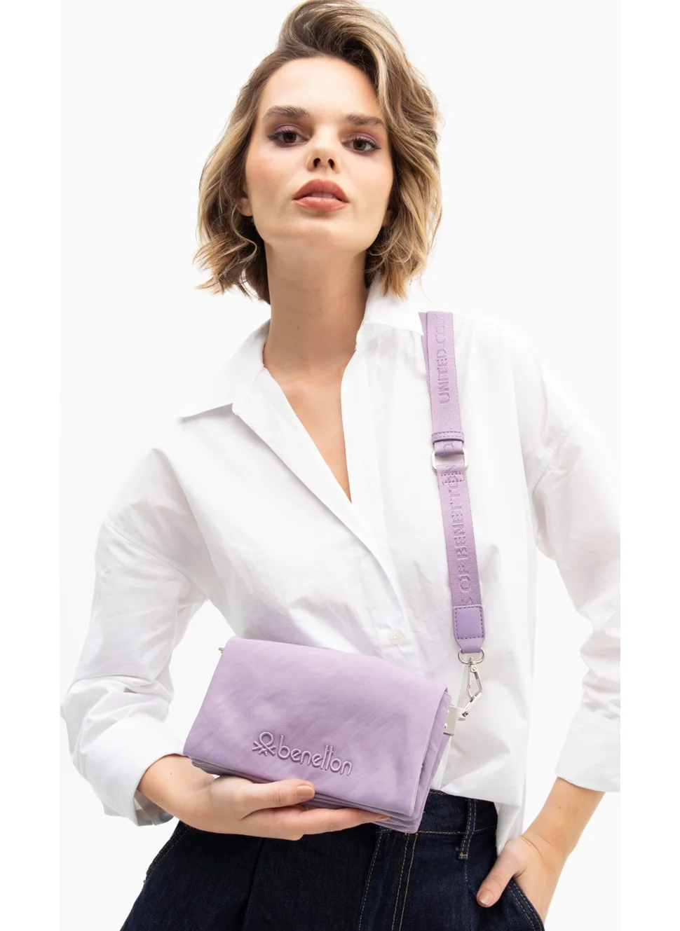 UNITED COLORS OF BENETTON Benetton Women's Crossbody Bag Lilac BNT1195