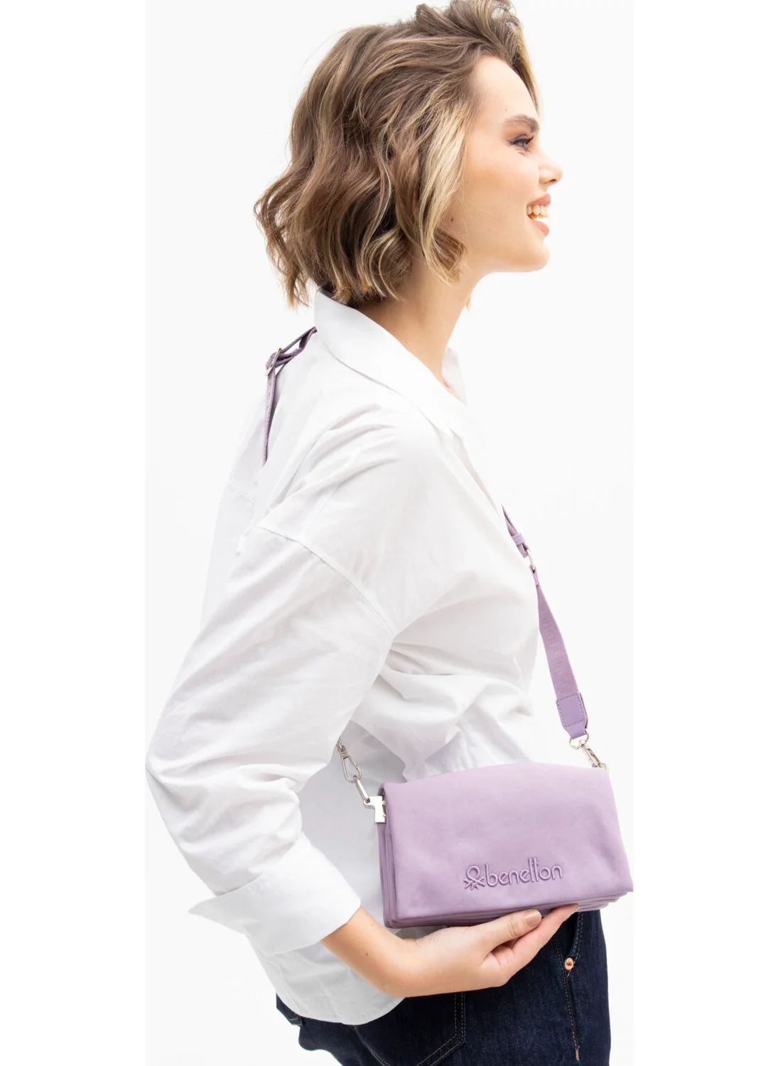UNITED COLORS OF BENETTON Benetton Women's Crossbody Bag Lilac BNT1195