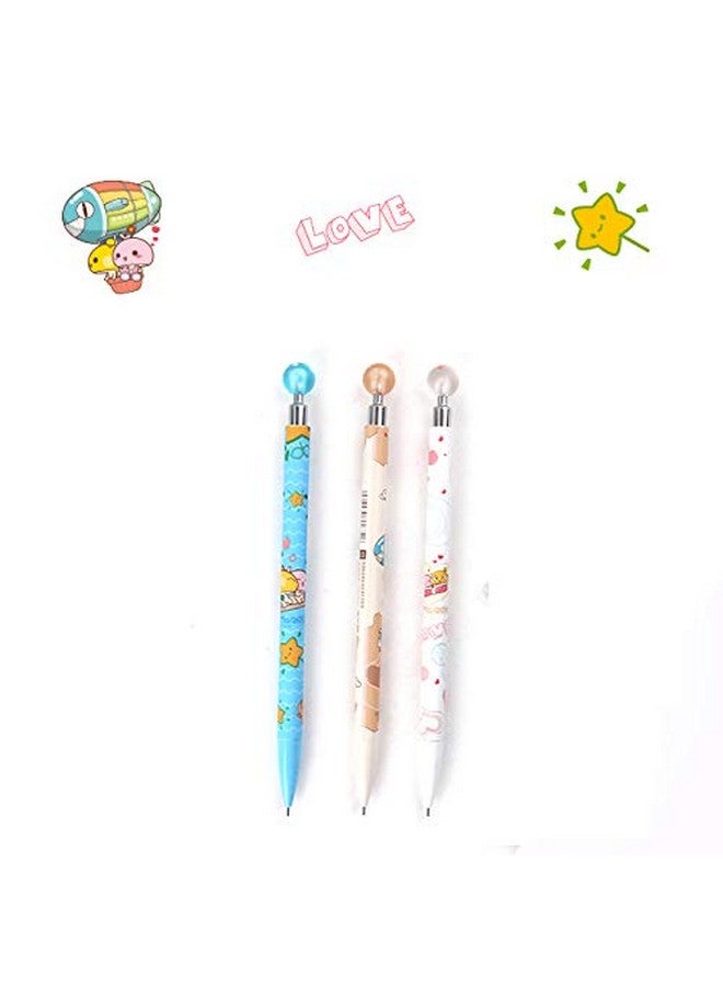 BEMLP Mechanical Pencils 0.5Mm Cute Kawaii Sushi Food Press Automatic Mechanical Pencil Writing Drawing School Office Supply Student Stationery 6 Pcs - Image 4