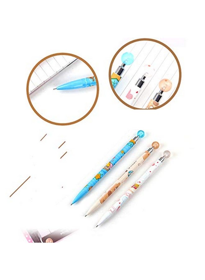 BEMLP Mechanical Pencils 0.5Mm Cute Kawaii Sushi Food Press Automatic Mechanical Pencil Writing Drawing School Office Supply Student Stationery 6 Pcs - Image 2