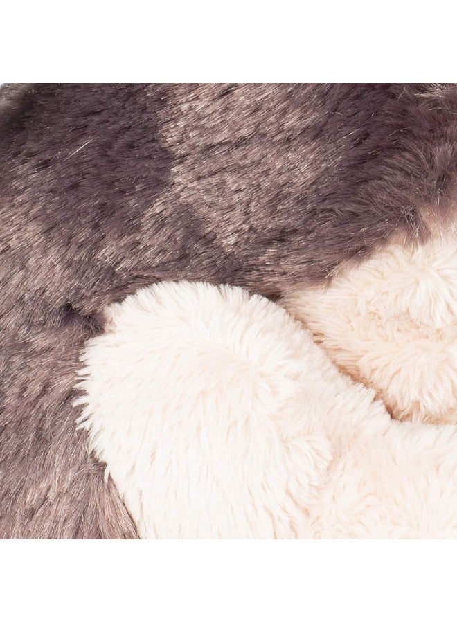 DEMDACO دمداكو وولف رمادي فضي صغير لعبة محشوة للأطفال، 5.5 بوصة (عبوة من 1) - Image 5