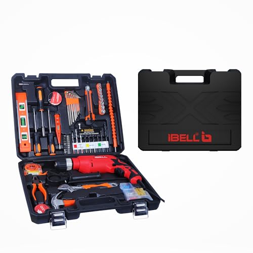 IBELL TOOLS IBELL Professional Tool Kit with 650W Impact Drill TD13-100, Copper Armature, Chuck 13mm Keyless Auto, 115 Home Essential Tools/Accessories - 6 Months Warranty - Image 5