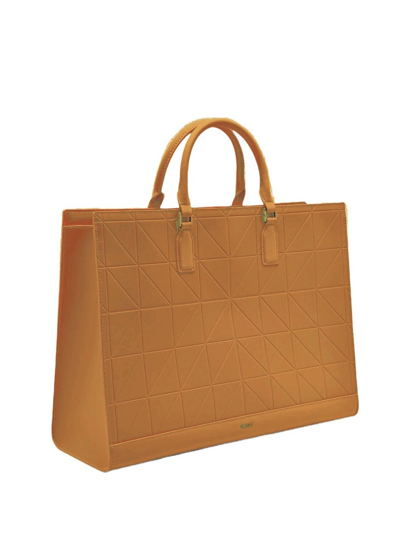 Pedro - Studio Leather Pixel Tote Bag - Image 1