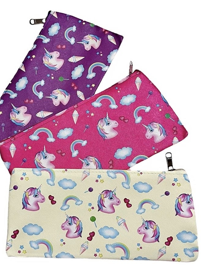 Le Delite Unicorn Diary Notebook secret journal combo for girls Kids, Stylish school stationary pencil pouch folder Pen, Pencil Box cute Eraser (big diary combo) - Image 4