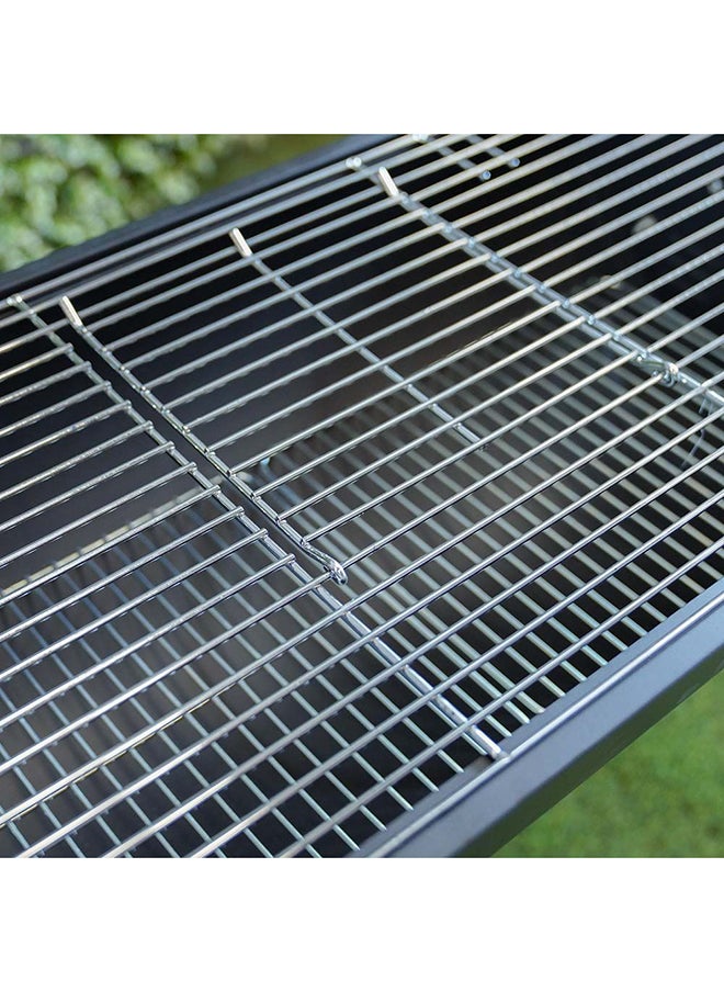 DANUBE HOME Inferno Basics Charcoal Grill Bbq Portable | Stainless Steel | Large Size Grill For Camping Outdoor Activities  - Image 4
