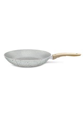 NIRLEP Joy Series 24cm Frying Pan|Granite Finish Non-Stick Pan| Induction Base 24cm Fry Pan|Easy to Clean| Soft Touch Handles| Use as Omlette Pan, Egg Pan| 1-Yr Warranty by Bajaj| Grey - pzsku/Z881AEF5A25632EF1999DZ/45/1742989534/d23e4416-00df-4ceb-9e61-fc891dd249c4